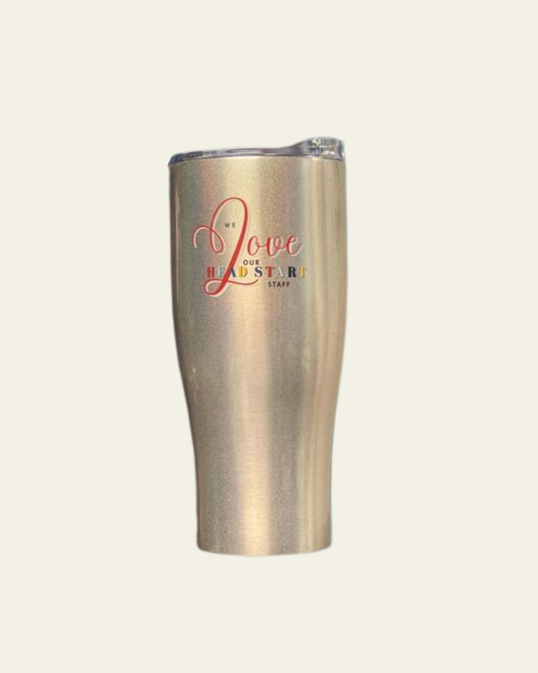 We Love Our Head Start Staff Silver Tumbler