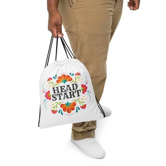 Summer Bloom Head Start Drawstring bag
