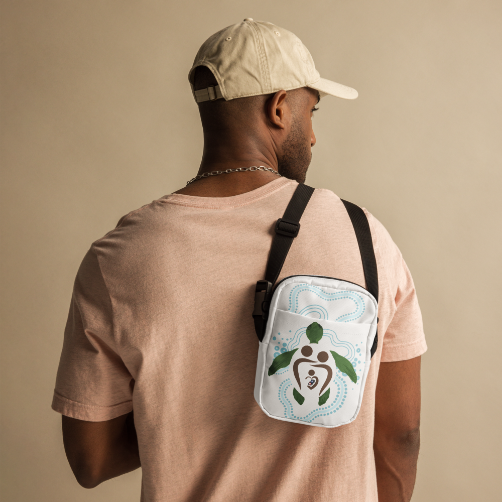 Strong Families, Strong Futures crossbody bag