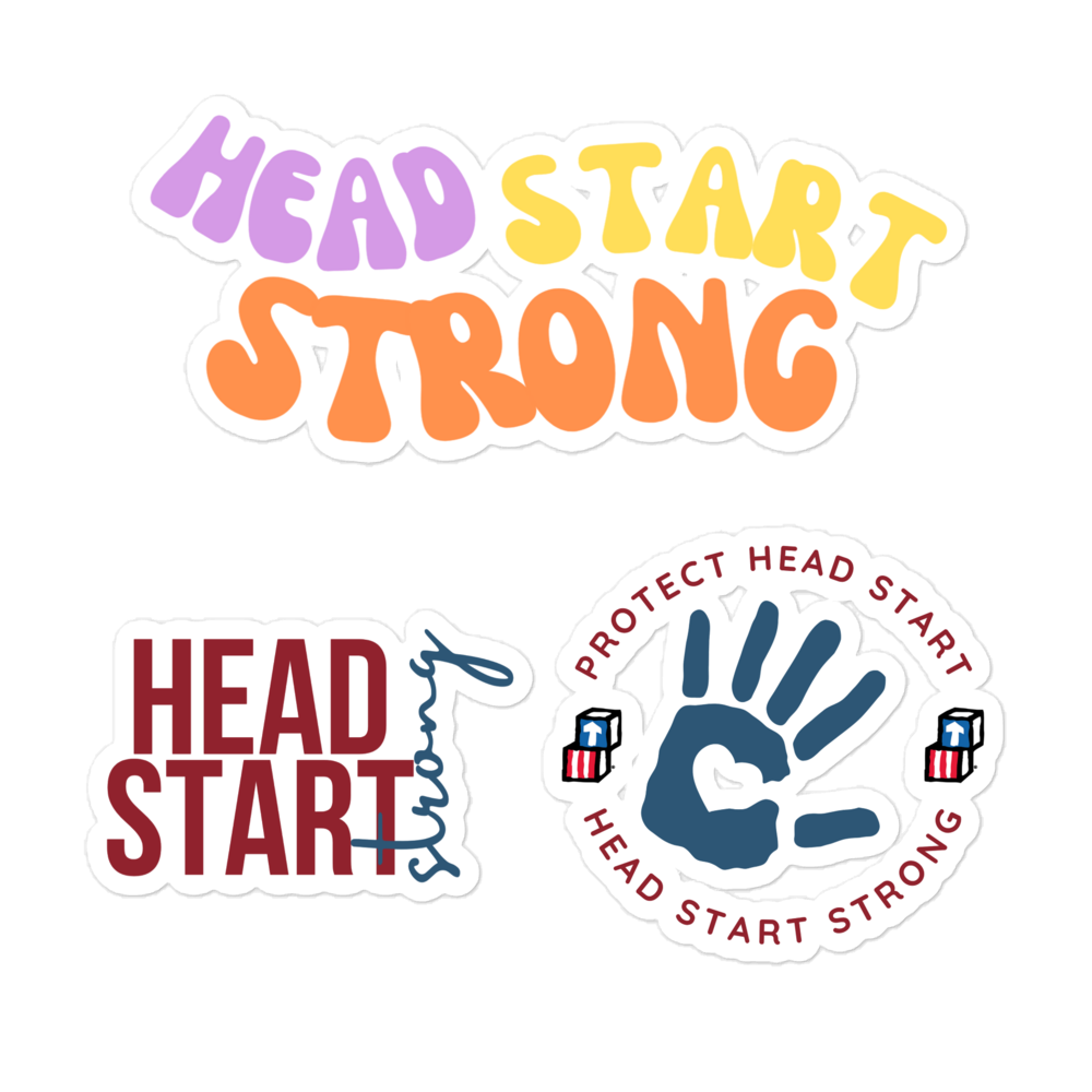 Head Start Strong Bubble-free stickers