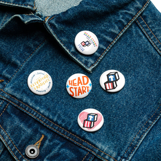 Head Start Proud Set of pin buttons
