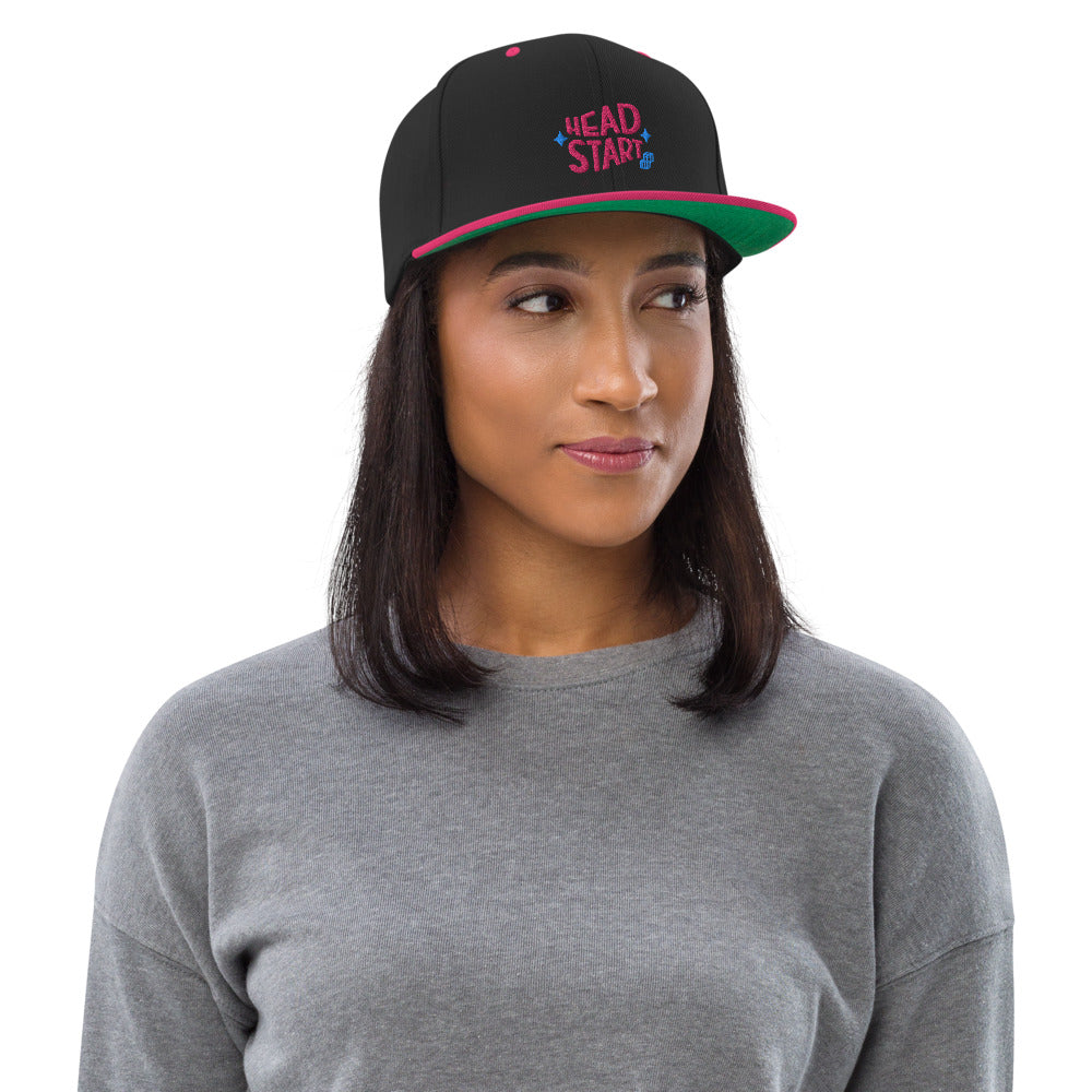 Spring Head Start Snapback Hat (Pink)