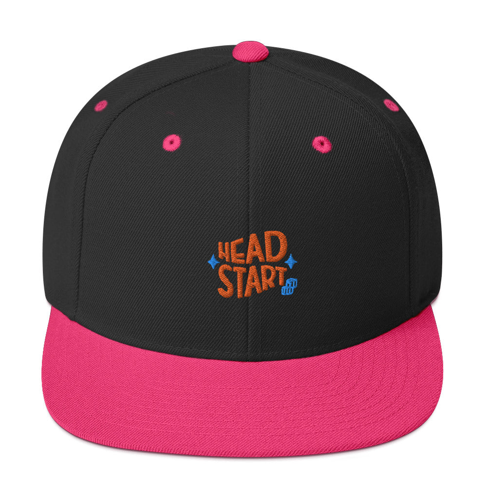 Head Start Snapback Hat (Orange logo)
