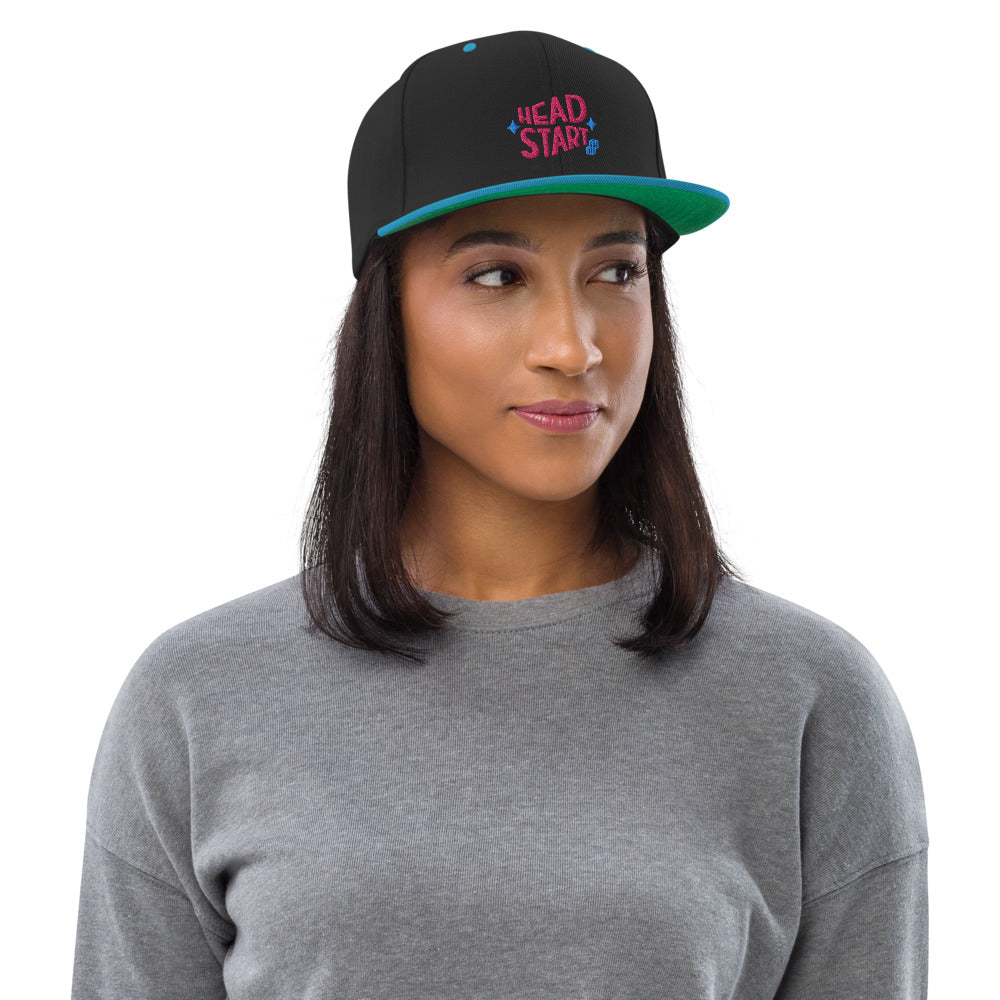 Spring Head Start Snapback Hat (Pink)