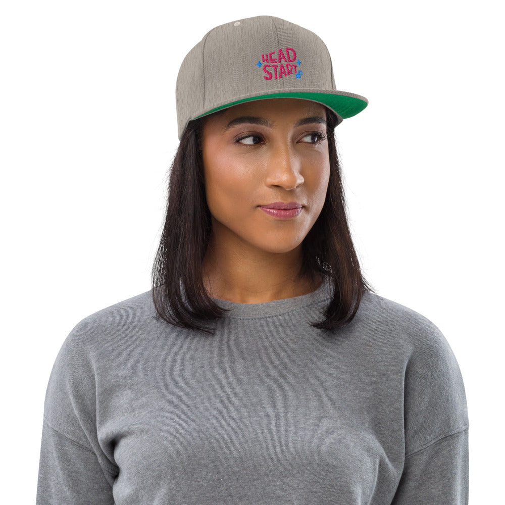Spring Head Start Snapback Hat (Pink)