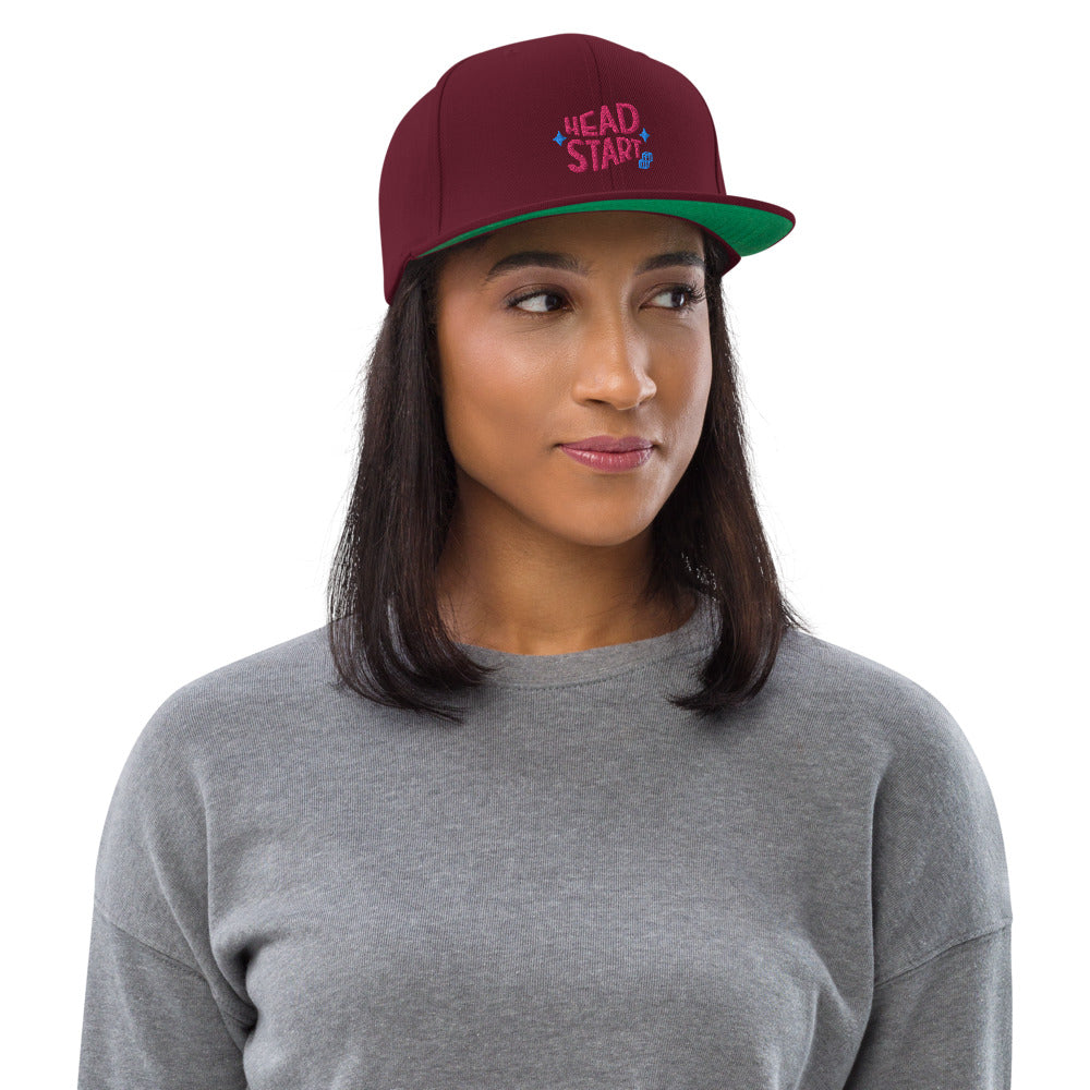 Spring Head Start Snapback Hat (Pink)