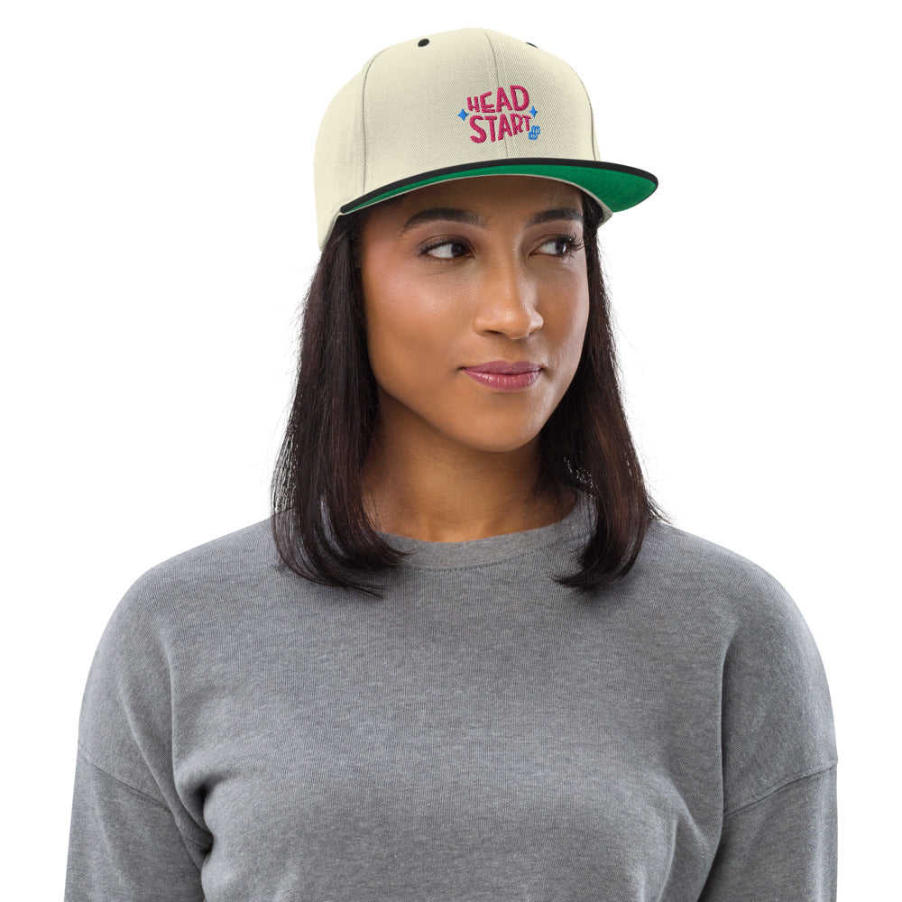 Spring Head Start Snapback Hat (Pink)