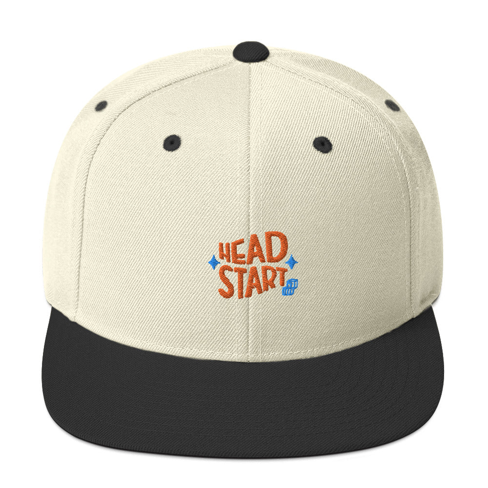 Head Start Snapback Hat (Orange logo)