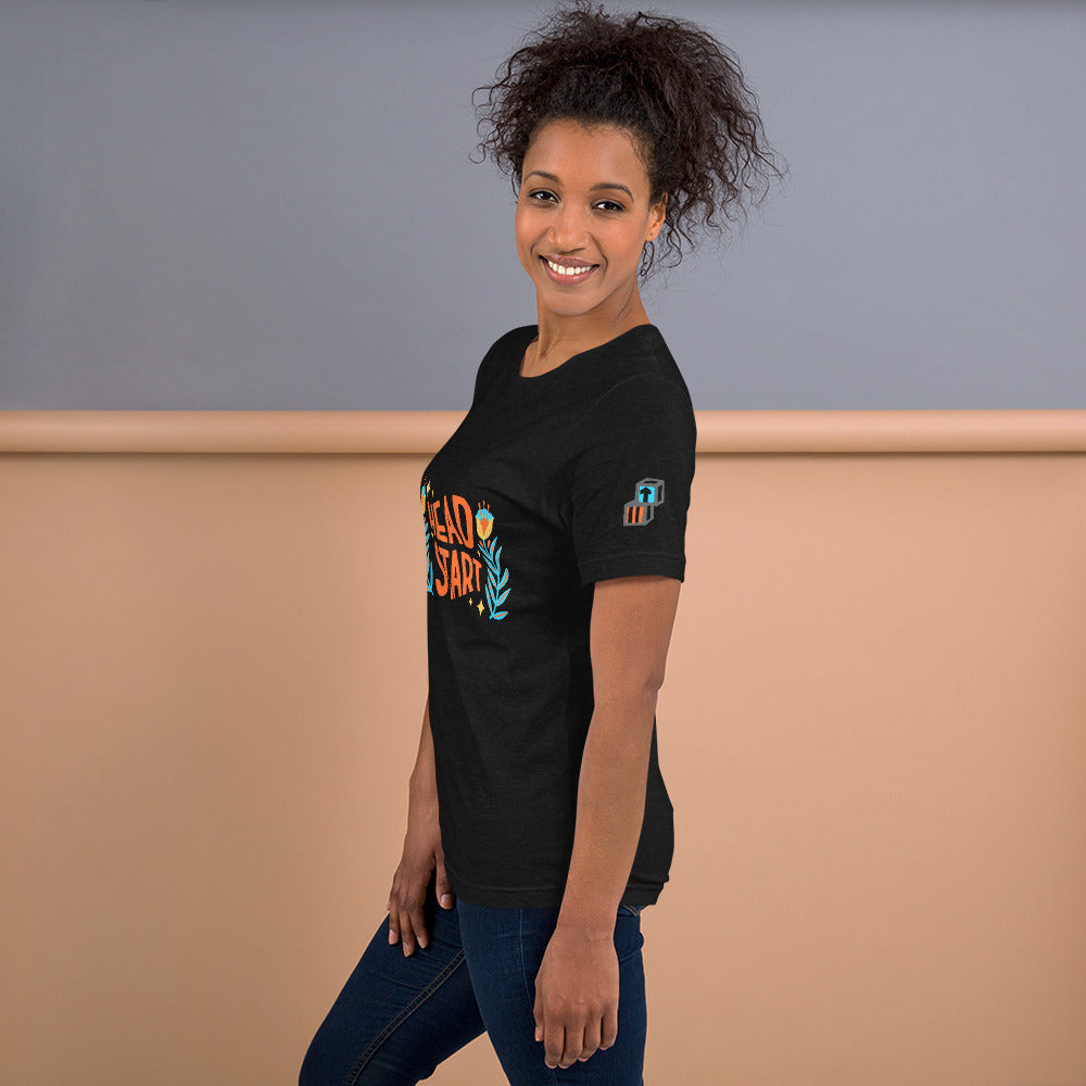 Spring Head Start T-shirt with Sleeve design (Orange)
