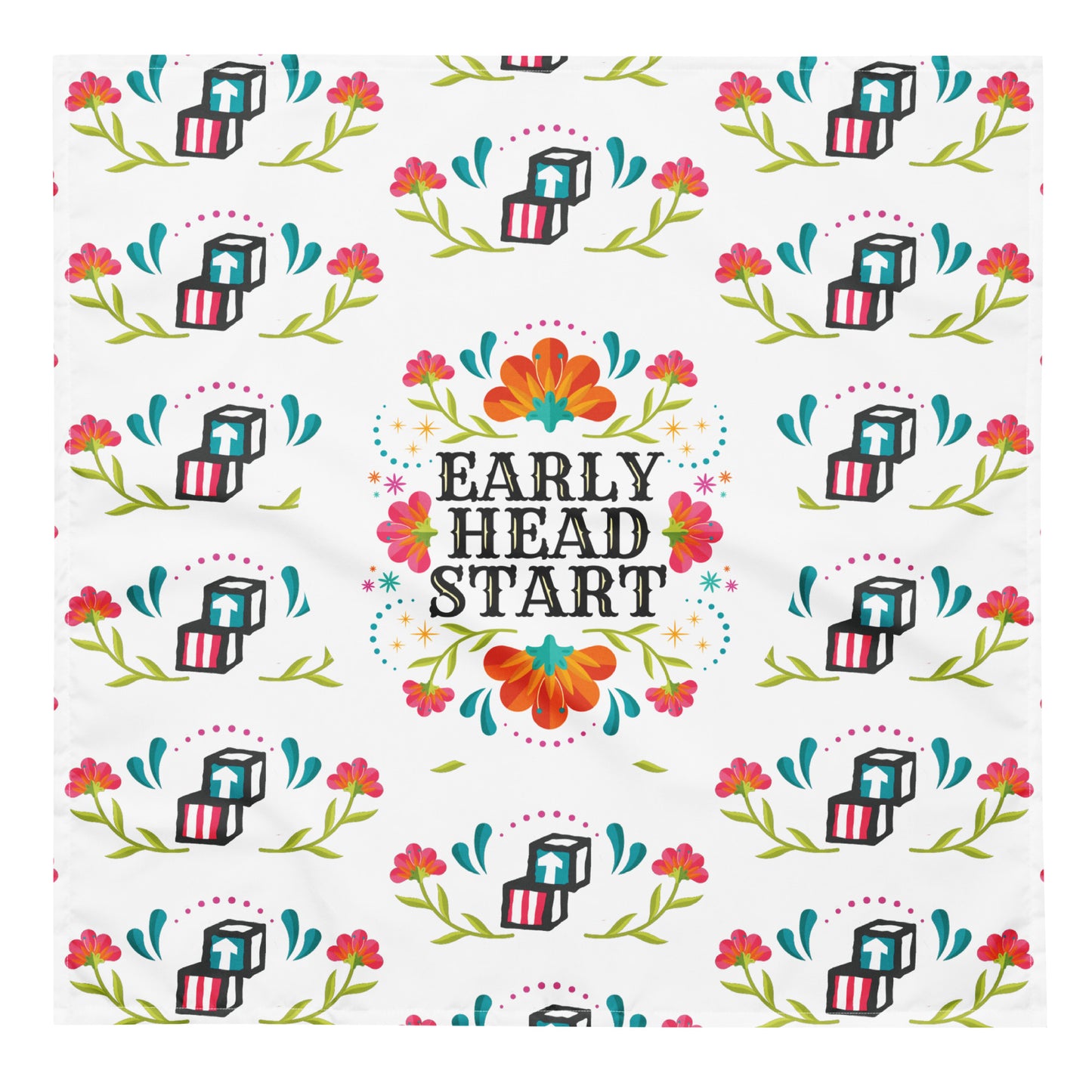Early Head Start Summer Bloom All-over print bandana