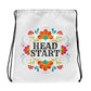 Summer Bloom Head Start Drawstring bag