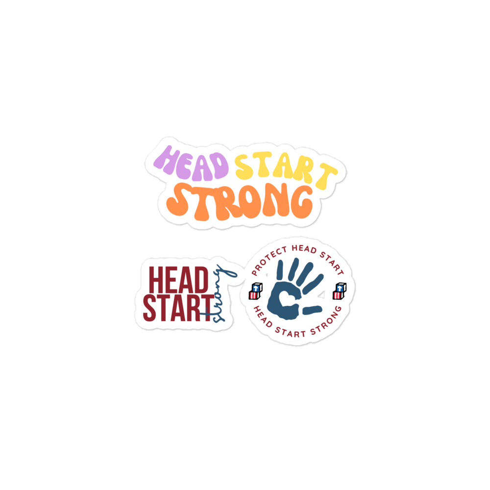 Head Start Strong Bubble-free stickers
