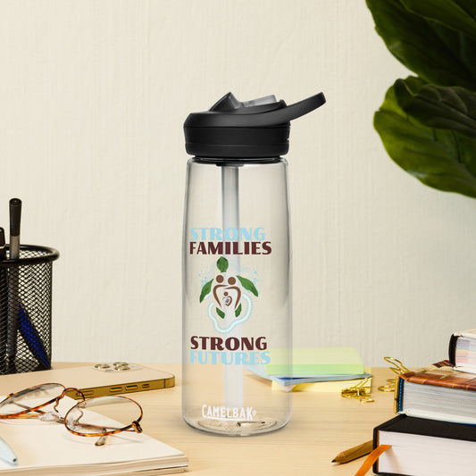 Strong Families, Strong Futures Sports water bottle