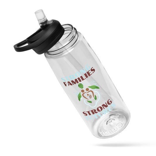 Strong Families, Strong Futures Sports water bottle