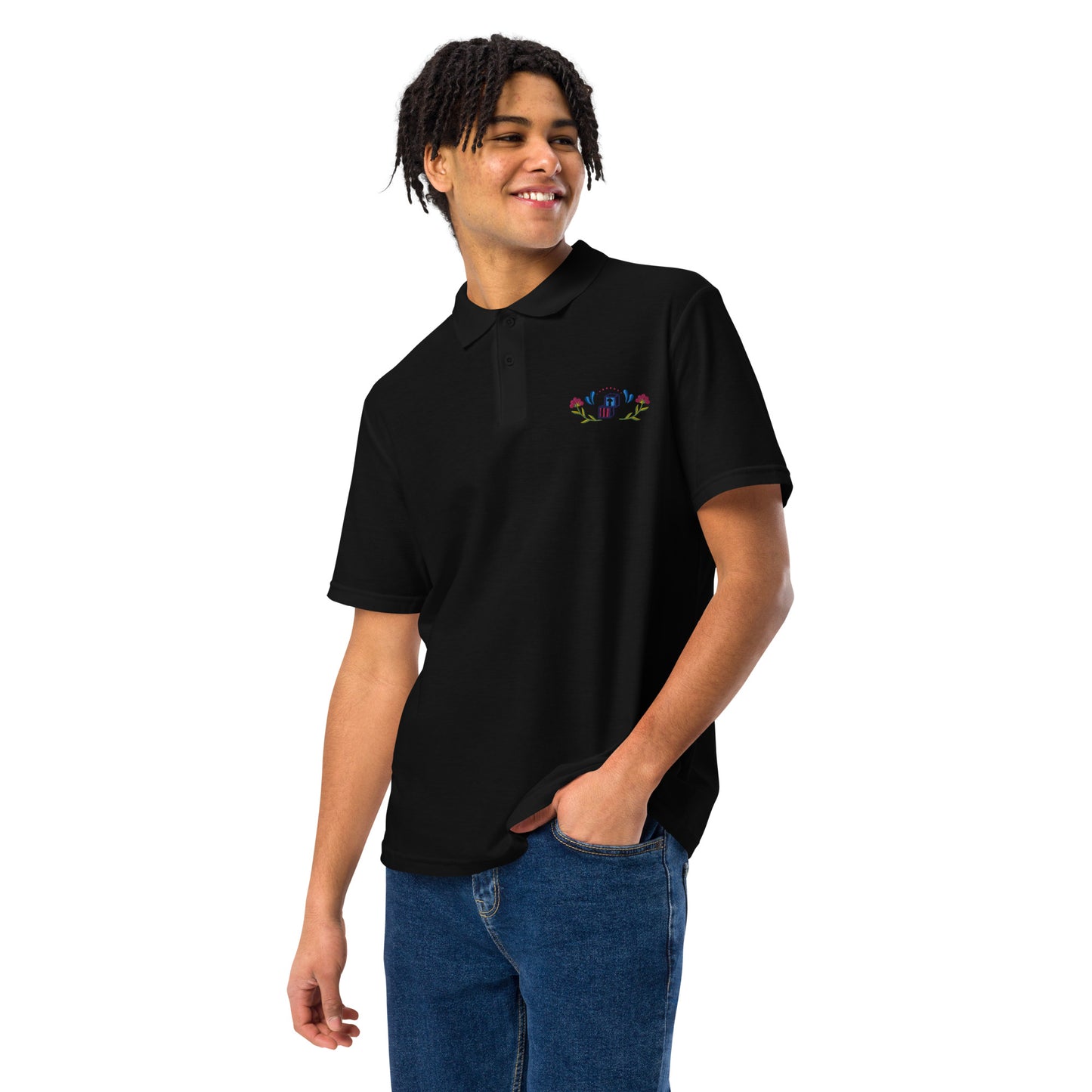 Head Start Summer Bloom Unisex pique polo shirt