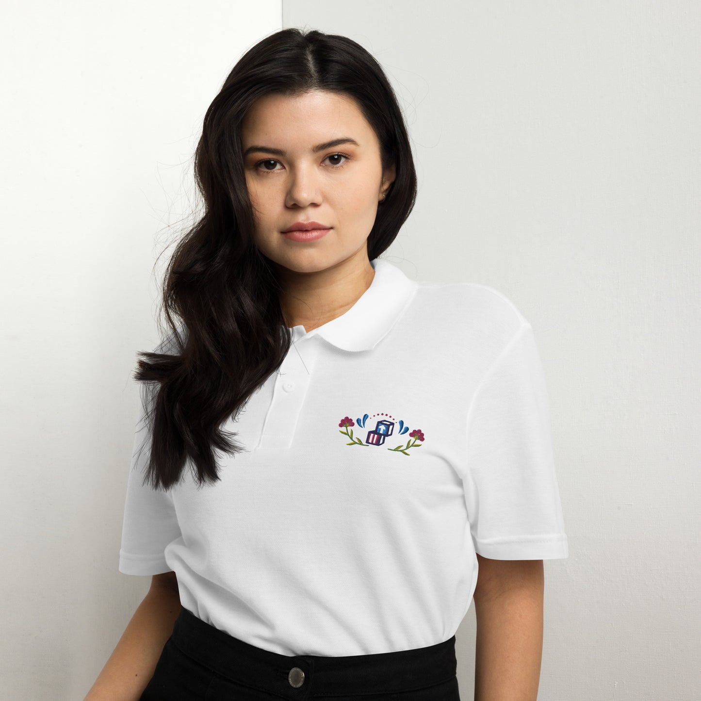 Head Start Summer Bloom Unisex pique polo shirt