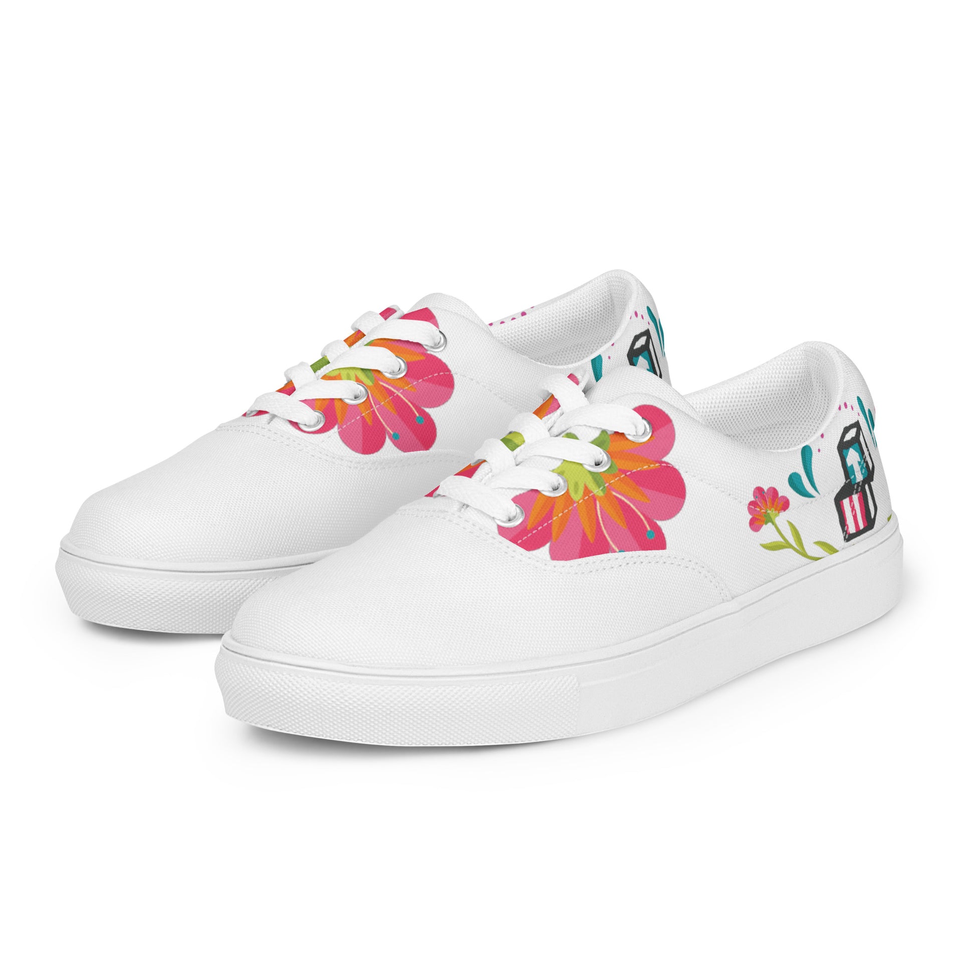 Shoe Zone White Canvas Trainers Womens Focus Girls Trainers Zone