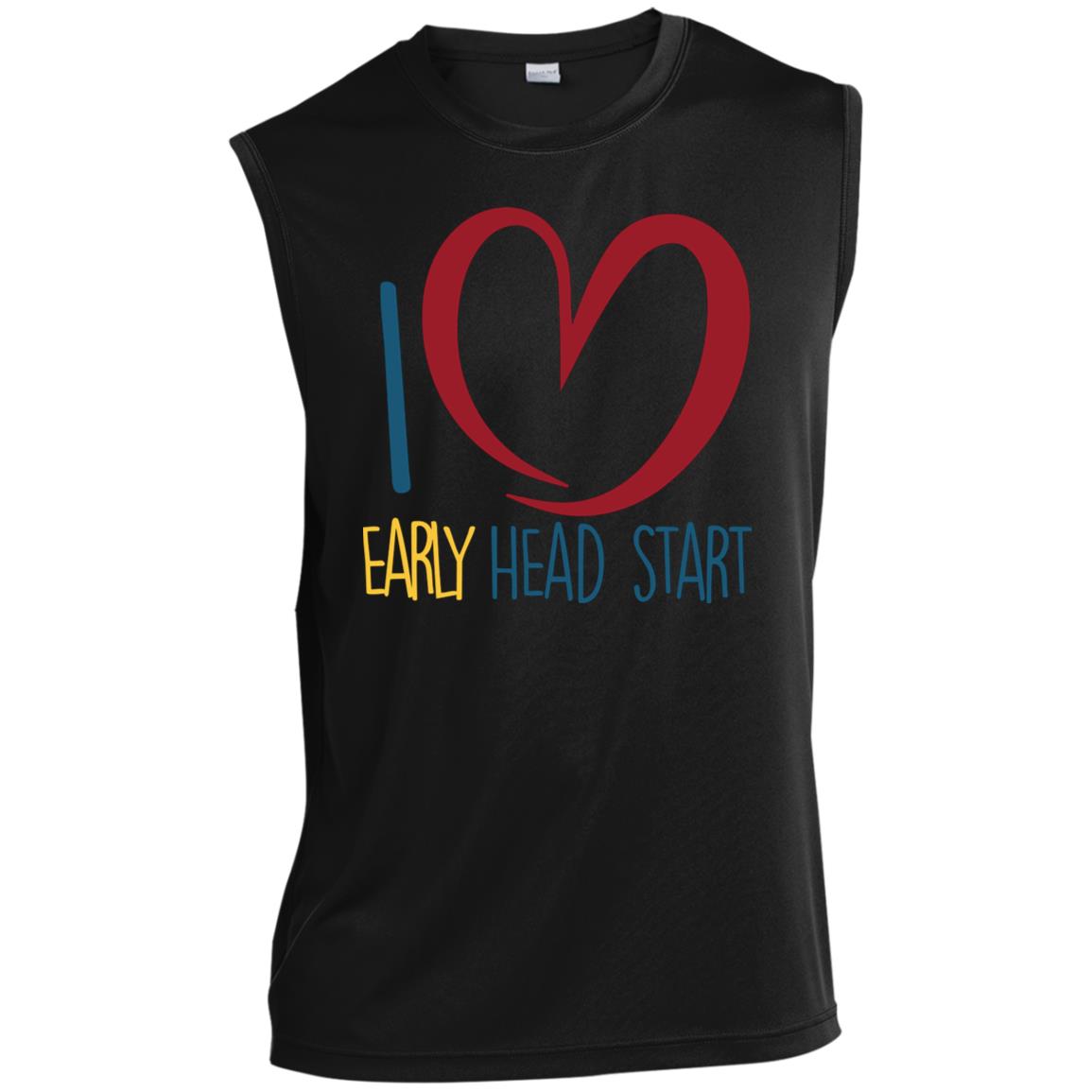 I Love Early Head Start athletic sleeveless tee