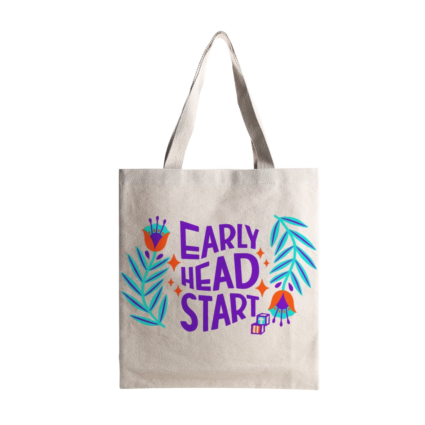 Spring Early Head Start Canvas Tote Bags