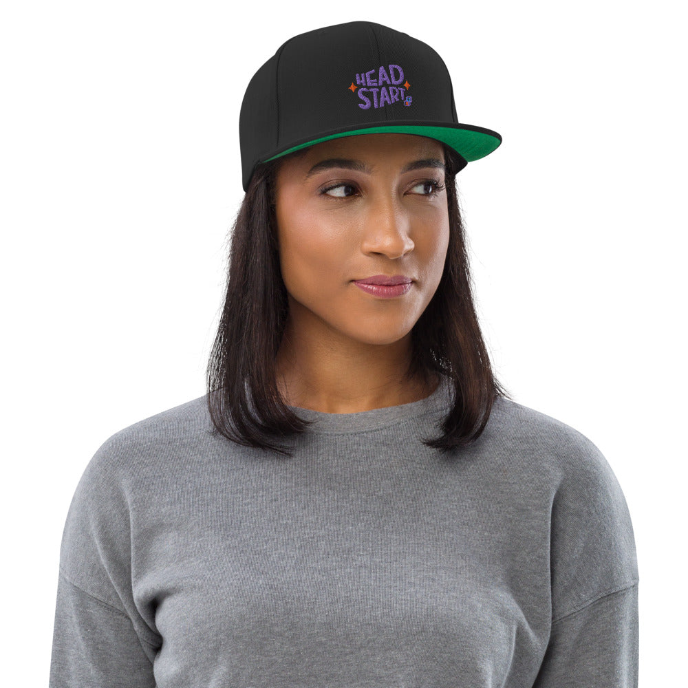 Head Start Snapback Hat (purple)