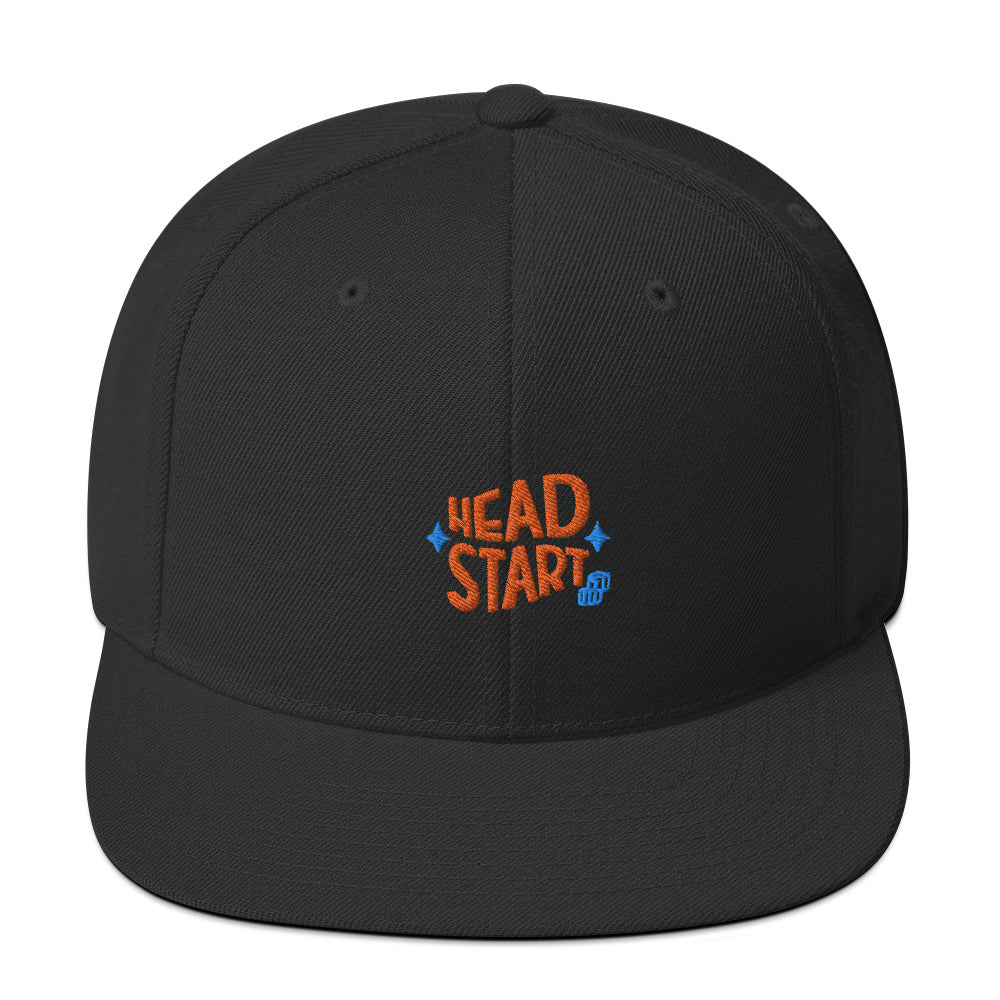 Head Start Snapback Hat (Orange logo)