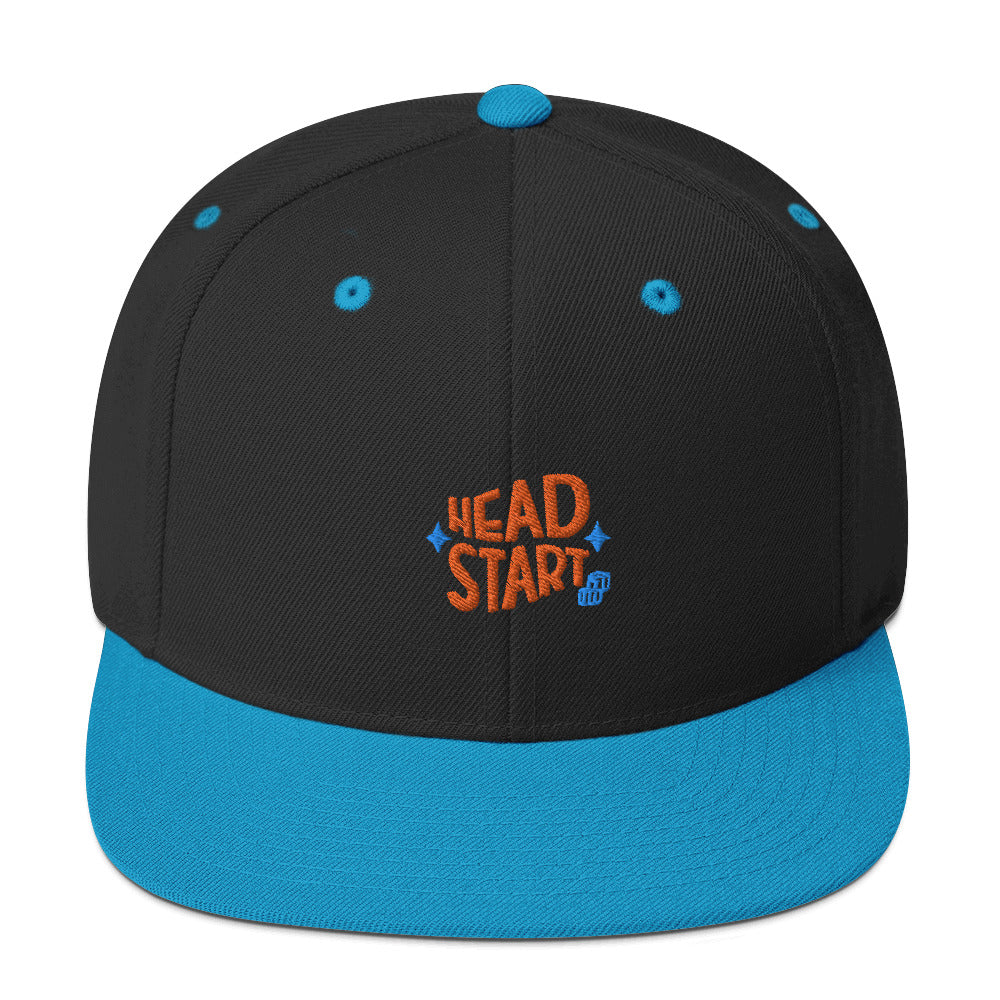 Head Start Snapback Hat (Orange logo)