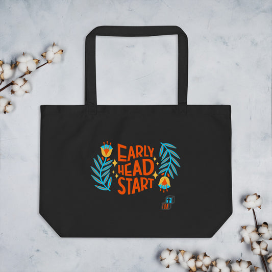 Spring Early Head Start Large organic tote bag