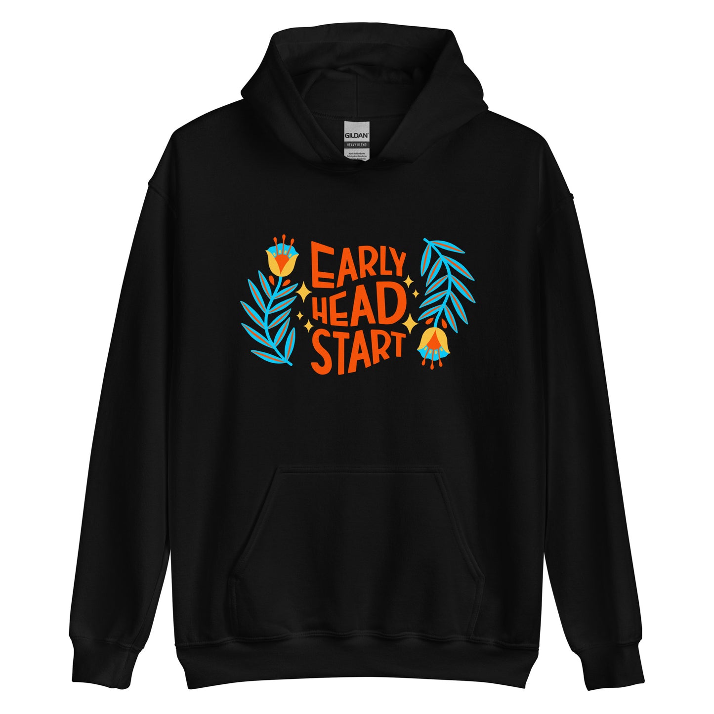 Spring Early Head Start Hoodie (Orange logo)