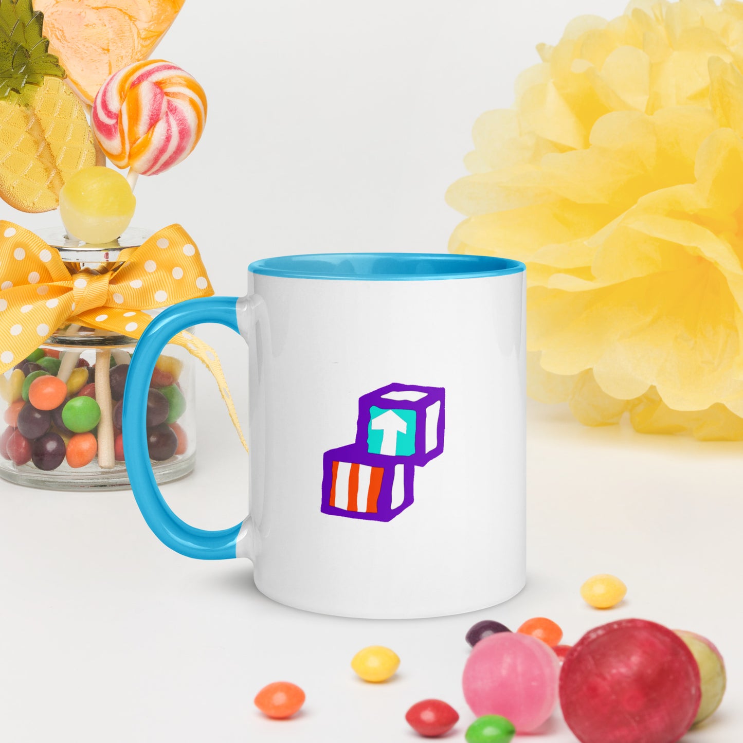 "My Other Mug Has Crayons" with Color inside Mug