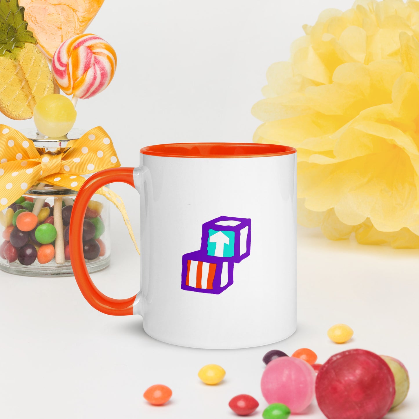 "My Other Mug Has Crayons" with Color inside Mug