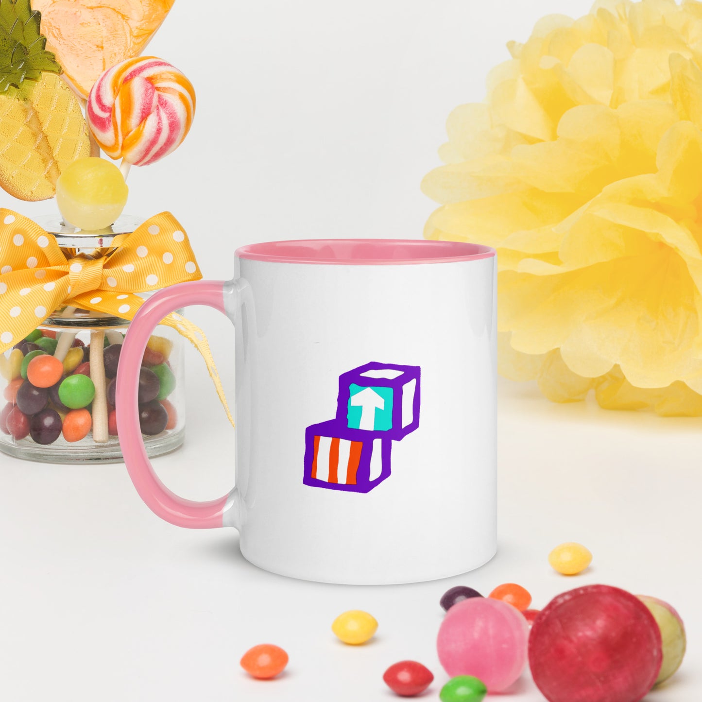 "My Other Mug Has Crayons" with Color inside Mug