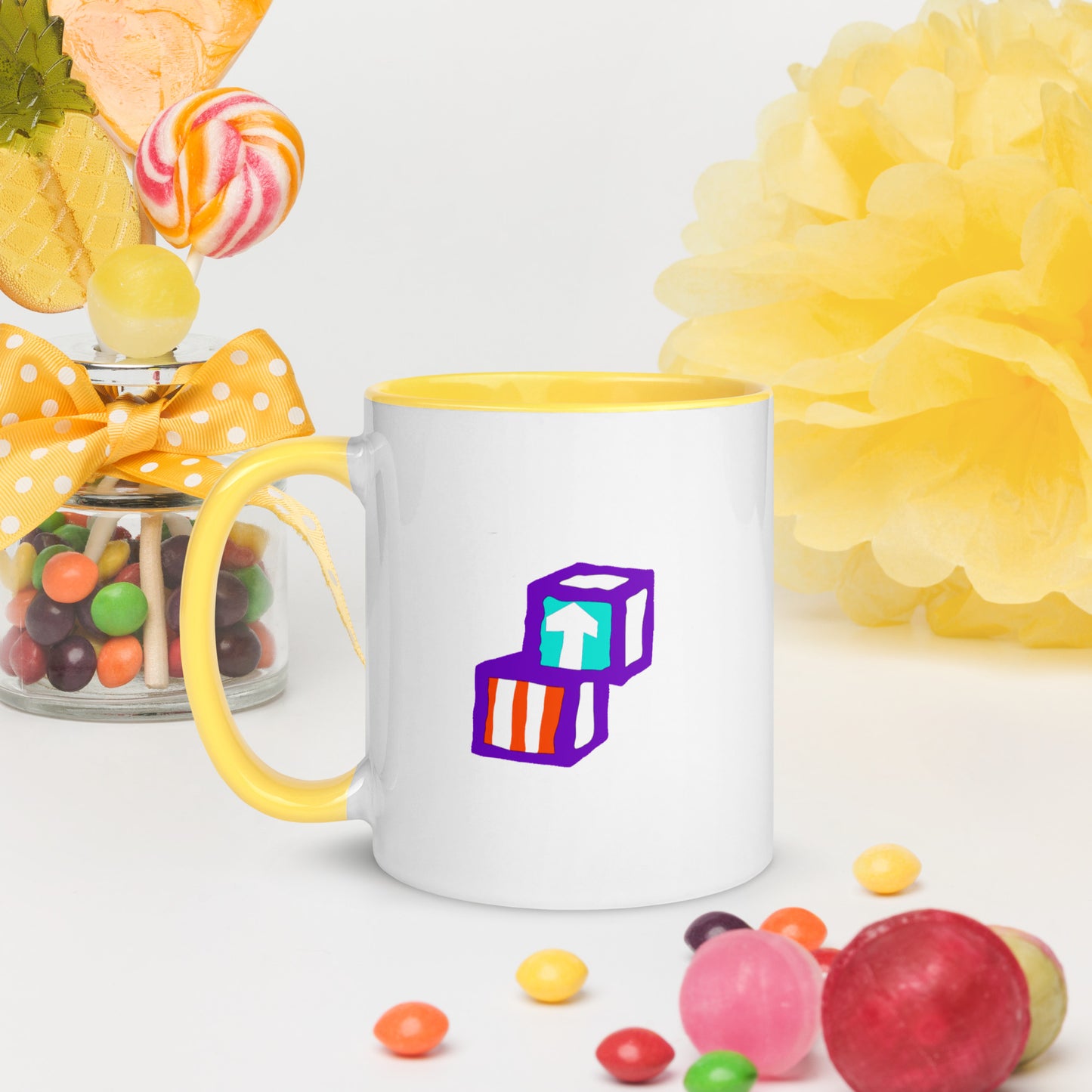 "My Other Mug Has Crayons" with Color inside Mug